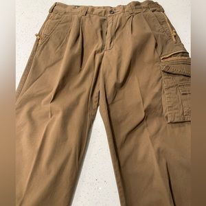 Orvis Cargo/Chinos Pleated Pants - Brown - 36W/29Inseam